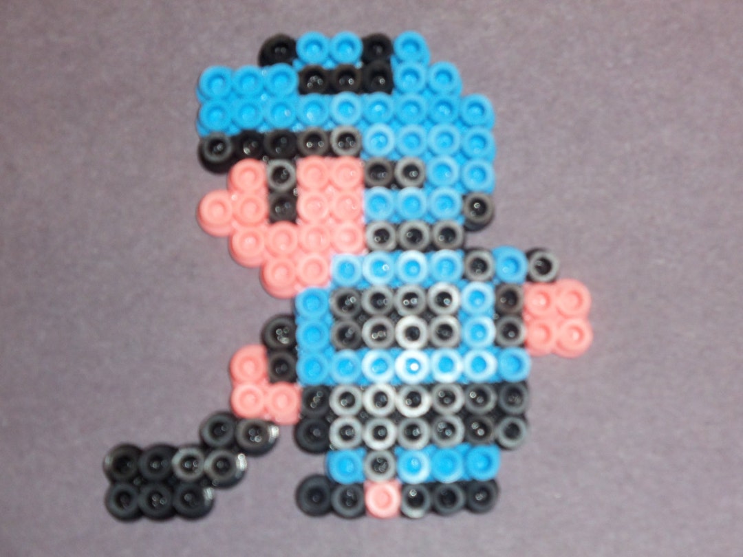 Medium Player From Ice Hockey Perler Bead Art Etsy