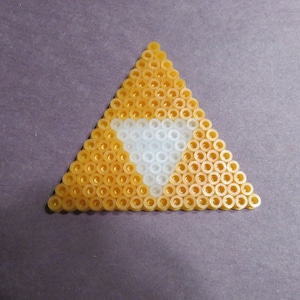 Triforce from The Legend of Zelda Perler Bead Art