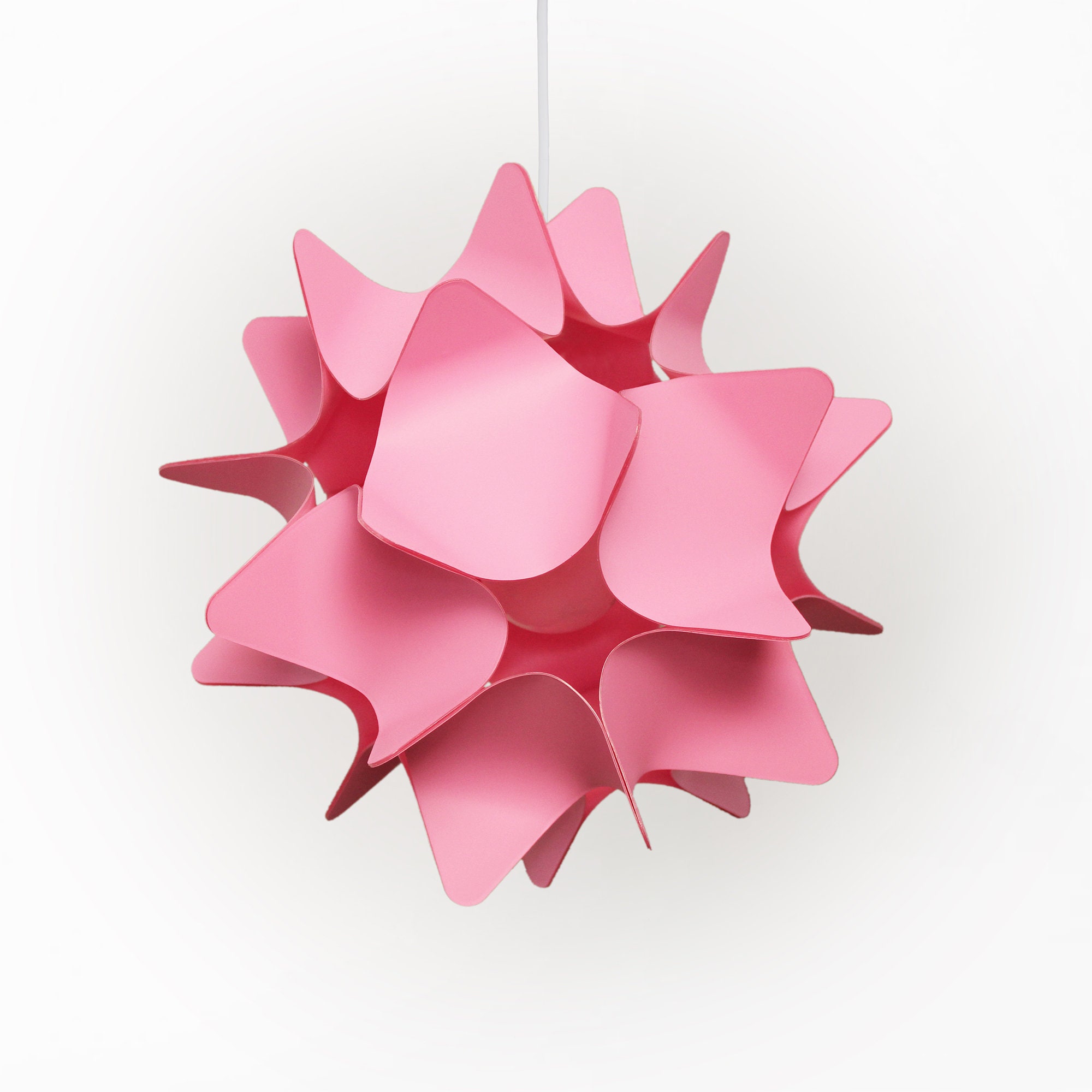 Pink ceiling light Modern chandelier Pendant lighting Etsy