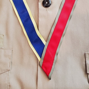 NECK RIBBONS for Proud PARENTS / Guardians / Volunteers / Scouts (Willow Green)