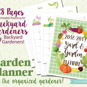 The Backyard Garden Planner - Instant Download - Printable PDF