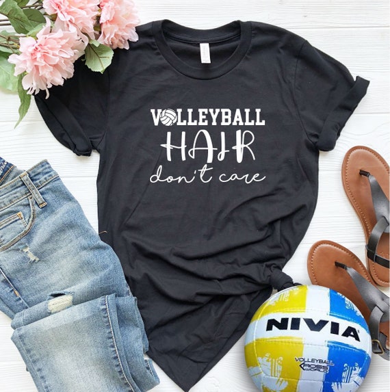 Download Free Volleyball Hair Don T Care Svg File Cricut Silhouette Etsy SVG Cut Files