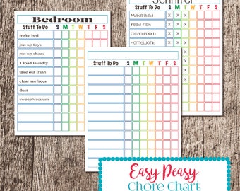 Easy Peasy Chore Chart