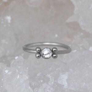 Nose Ring - Nose Piercing Surgical Steel - Nose Piercing Jewelry with CZ Stone - Nostril Hoop - Body Jewelry Nose