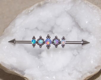 Piercing Industriale Orecchio - Barra Dritta In Acciaio Chirurgico - Foto 8