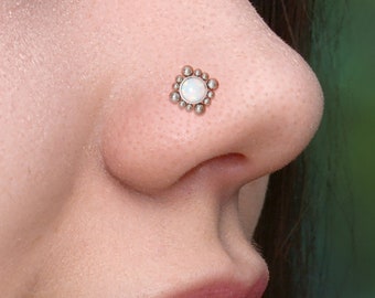 Anello Aperto Per Naso Da 8 Mm In Acciaio Chirurgico Nero | Disponibile - Foto 3