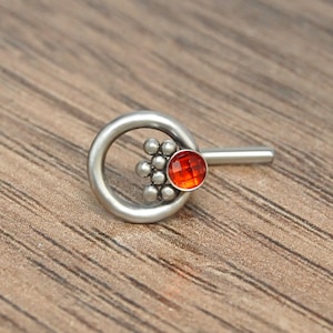Nose Ring Stud Surgical Steel - Nose Piercing - Nose Stud L Shape - Nose Piercing Jewelry - Nostril Ring - L Bend Nose Stud