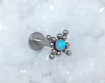Conch Piercing Jewelry - Tragus Earring Surgical Steel - Cartilage Labret Barbell - Forward Helix Earring Flat Back - Ear Piercing Jewelry