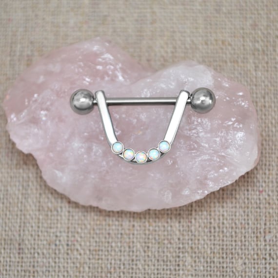 Surgical Steel Nipple Jewelry Nipple Piercing 14 Gauge Etsy