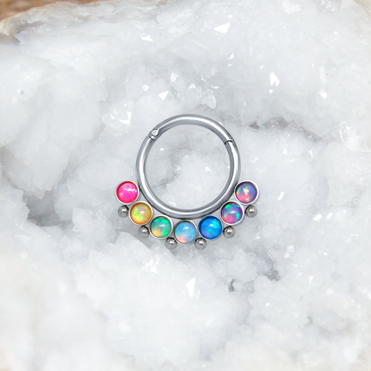 AVNIS Opal Helix Piercing Jewelry - Premium Stainless Steel