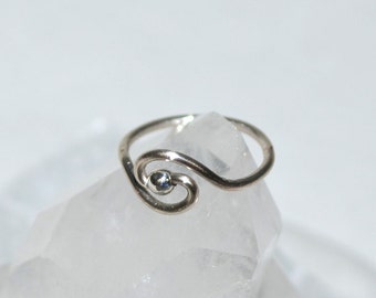 Boucle d'oreille tragus en argent 20 g - boucle d'oreille tour - clou d'anneau de nez - anneau de nez - boucle d'oreille cartilage - piercing Daith - bijoux Helix - piercing septum