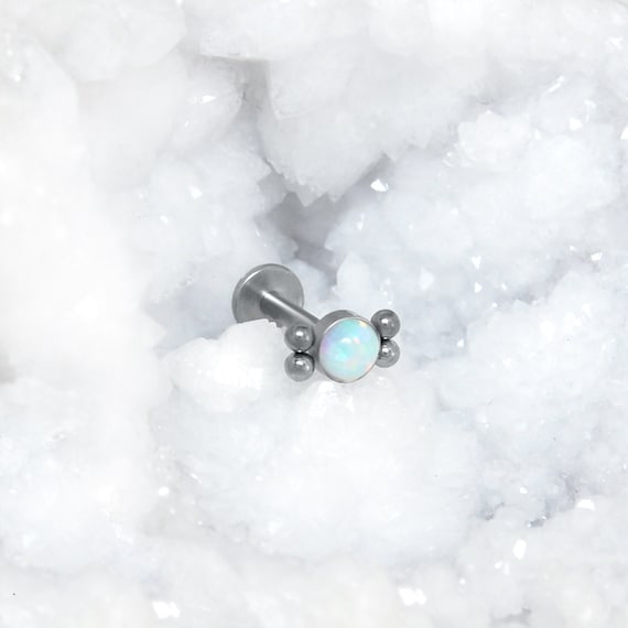 Flat Back Earrings JewseenBodyPiercing Devil Helix Earring/Heart