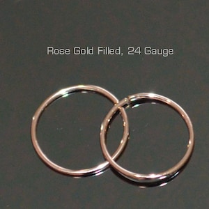 Gold Tragus Earring - Rook Earring - Nose Ring Stud - Nose Ring- Cartilage Earring 7mm - Daith Piercing - Helix Jewelry - Septum Piercing