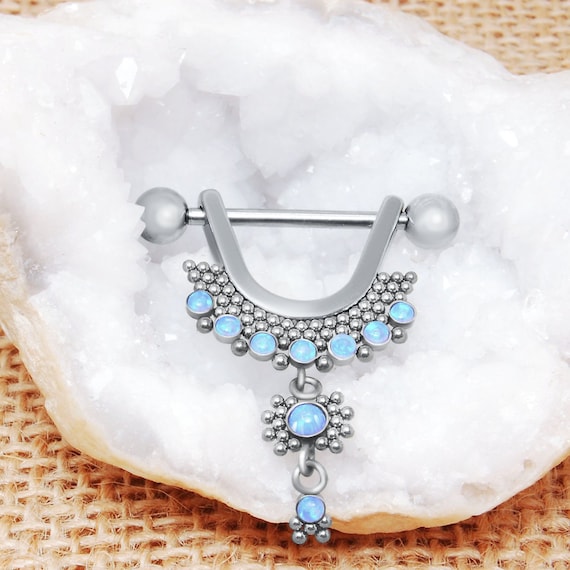 Nipple Piercing Surgical Steel Nipple Shield 14g Dangle Nipple Ring Barbell Nipple Jewelry Body Piercing Jewelry Etsy Canada
