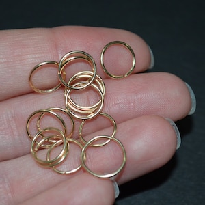 Nose Ring Hoop - Nose Ring - Gold Nose Stud - Helix Piercing - Tragus Jewelry - Daith Piercing - Septum Ring - Nose Piercing 18g
