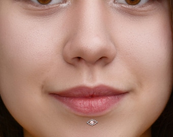 Set Piercing Labbra Medusa 16G In Acciaio Inox | 33 Pezzi Con Ciondoli | Per Monroe, Labret, Naso - Foto 3