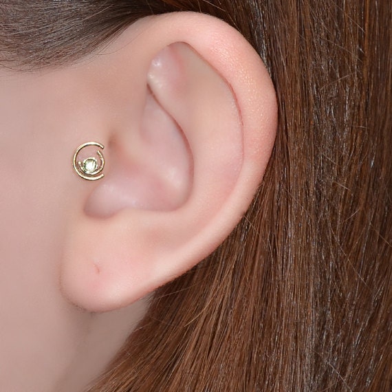 Tragus Piercing Gold Tragus Earring Cartilage Hoop Helix -  Norway