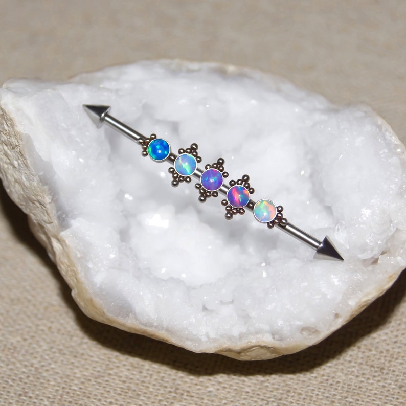 Surgical Steel Industrial Earring Upper Ear Earring Etsy