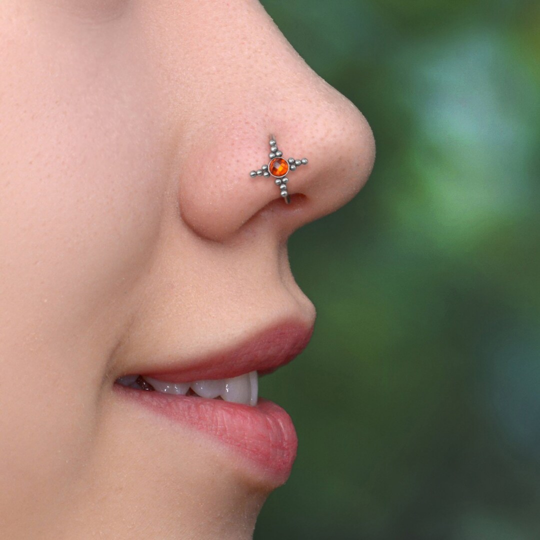 Nose Jewelry Nose Ring Hoop Surgical Steel Nose Piercing Seamless Ring