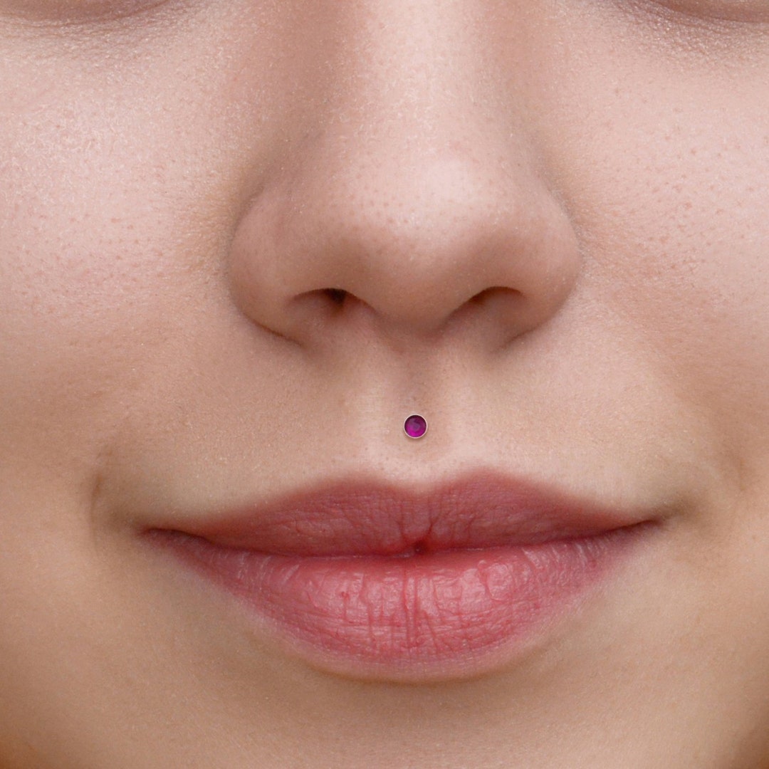 Surgical Steel Lip Ring Stud Medusa Piercing Jewelry Monroe