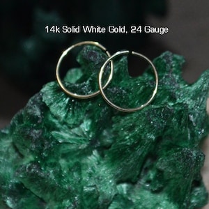 Petit anneau de nez - clou de nez en or massif - cerceau de nez - boucle d'oreille cartilage - boucle d'oreille tragus - anneau Daith - cerceau hélice - piercing nez 24 g