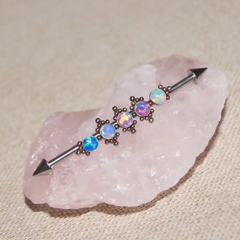 Surgical Steel Industrial Earring Upper Ear Earring Etsy