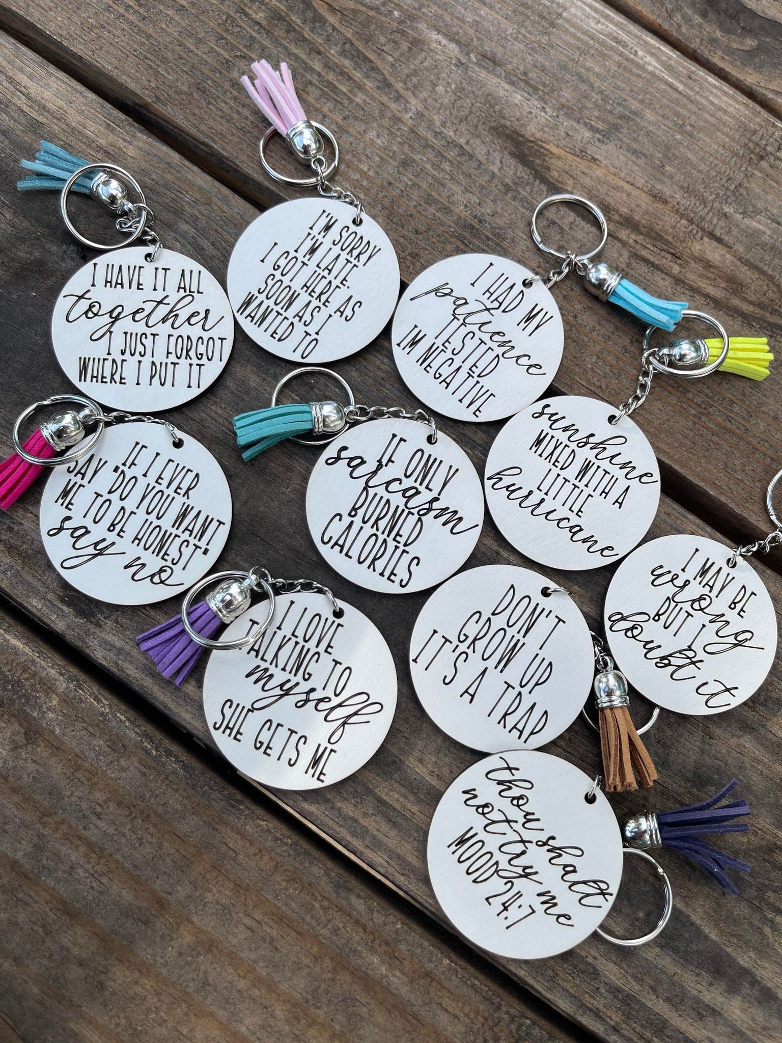 Snarky Keychain SVG DOWNLOAD - Etsy