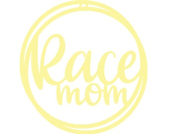 Race Mom Car Charm SVG Download