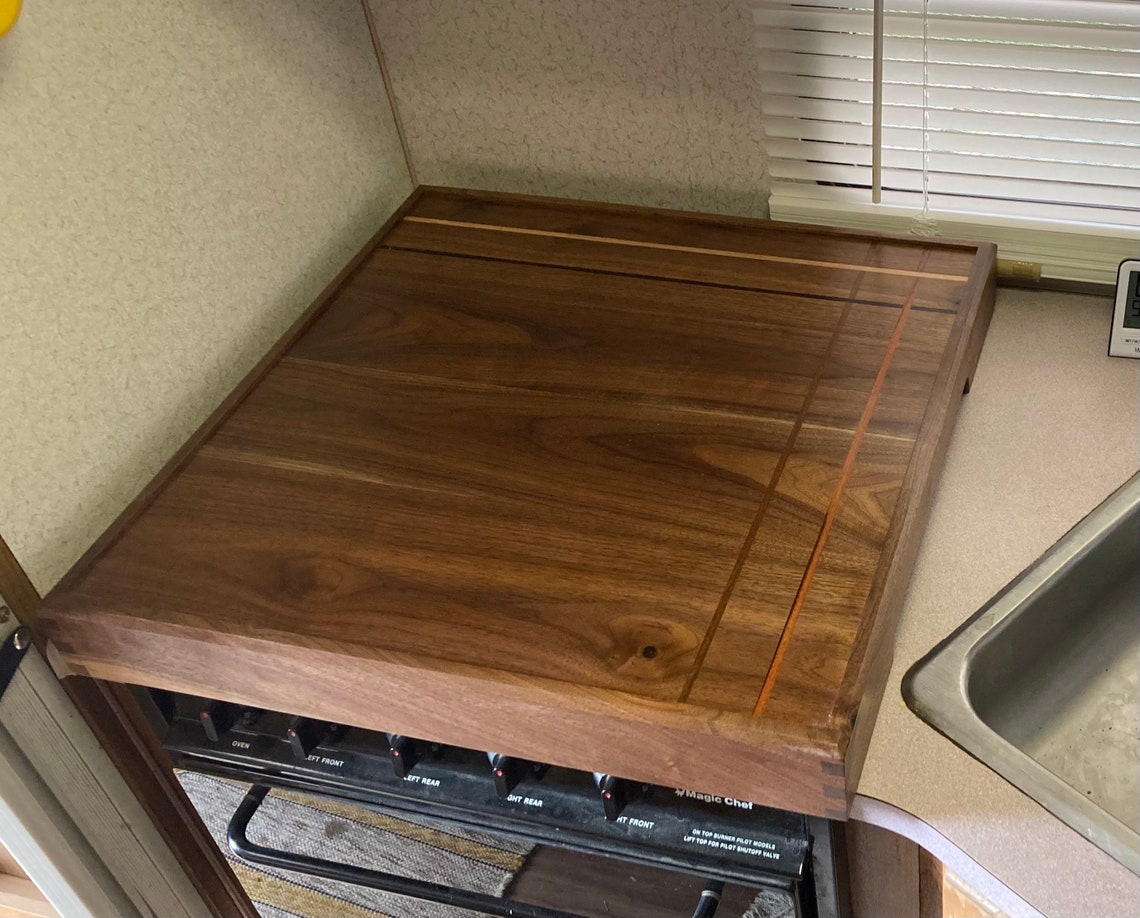 Rv Stove Cover. custom Order Any Size Covers the Stove so Etsy