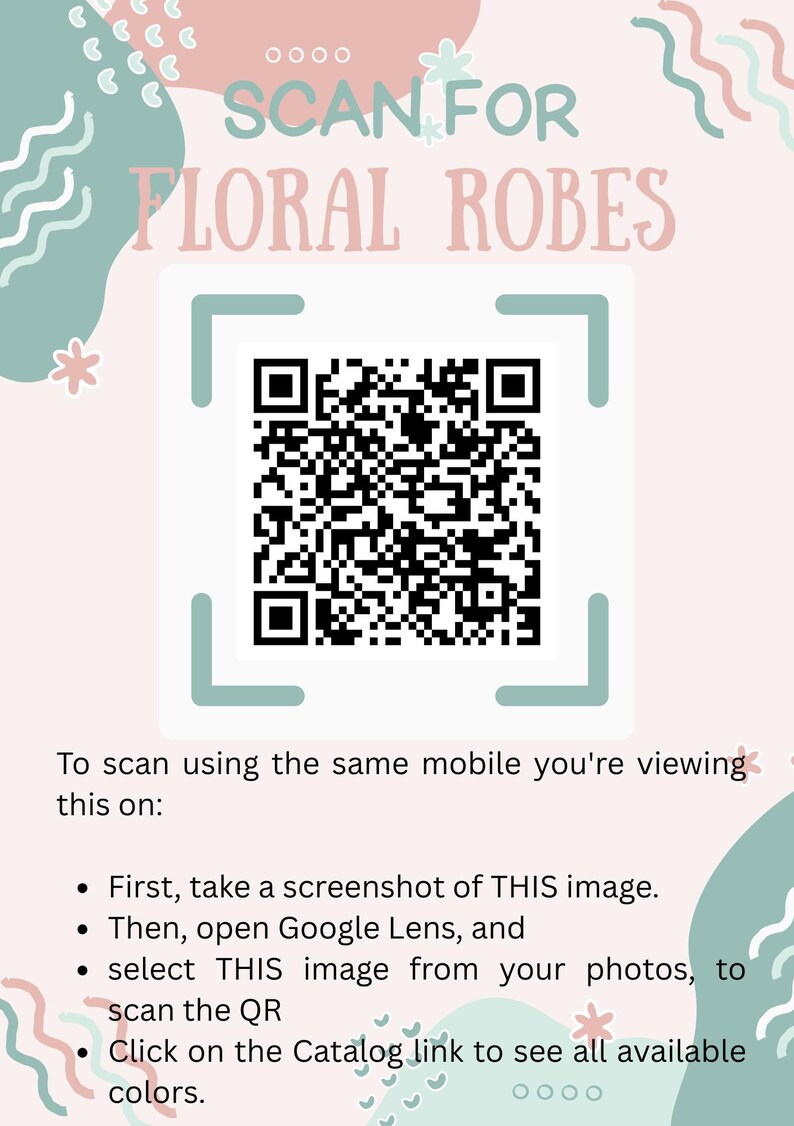 a qr code is shown on a pink background