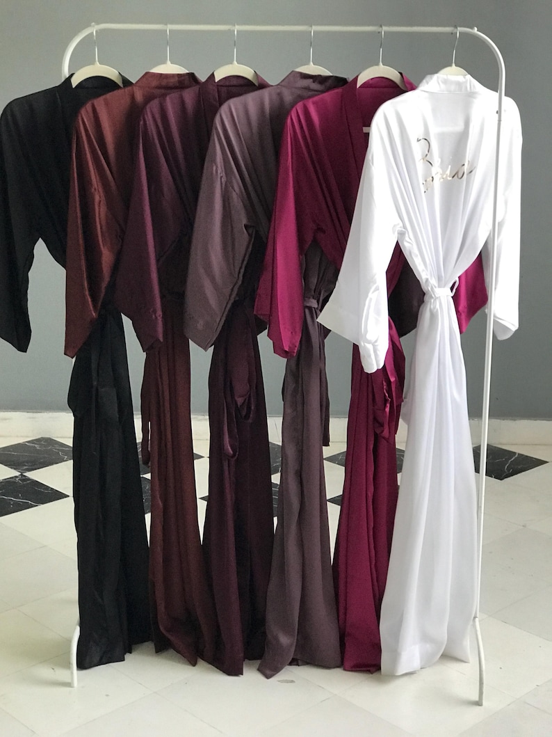 Purple bridal robes and slippers - purple bridal robe