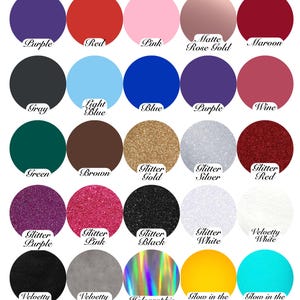 a color chart for different colors of hair
