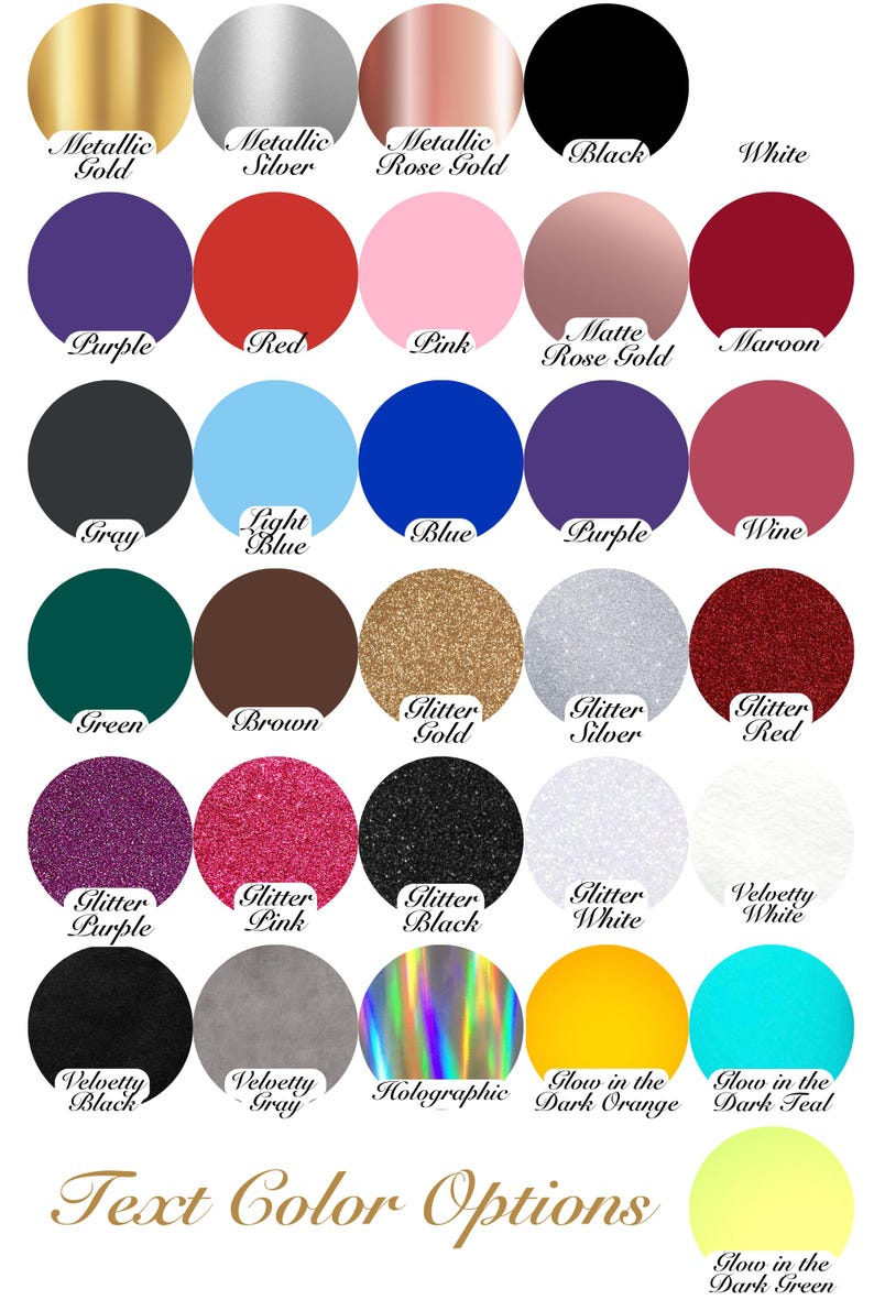 a color chart for different colors of hair