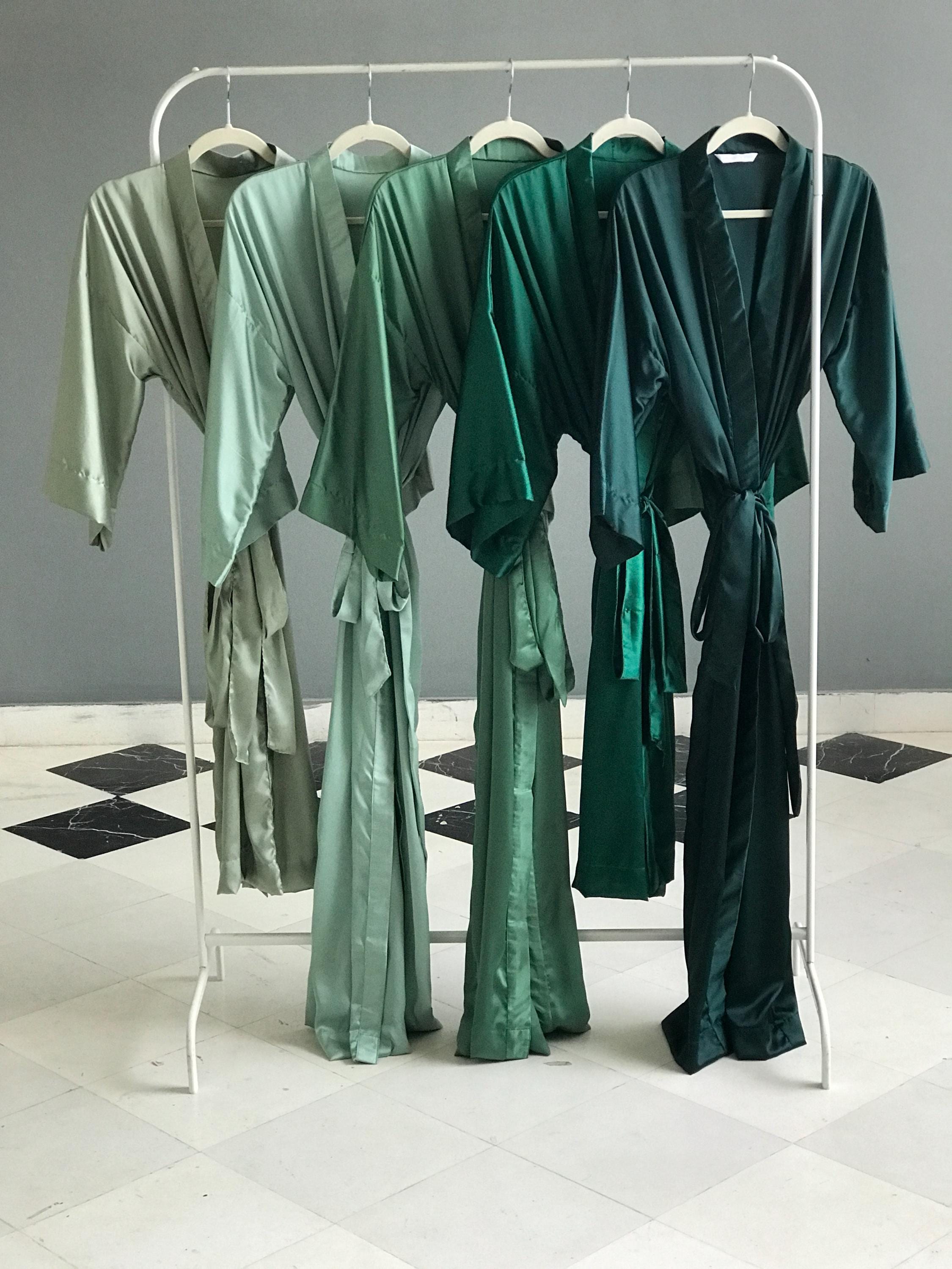 Sage Green Dressing Gown - Etsy