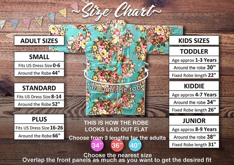 Toddler floral robe flower girl robes junior bridesmaids kid floral robes bridal floral robes Bridesmaid robes cotton floral robes