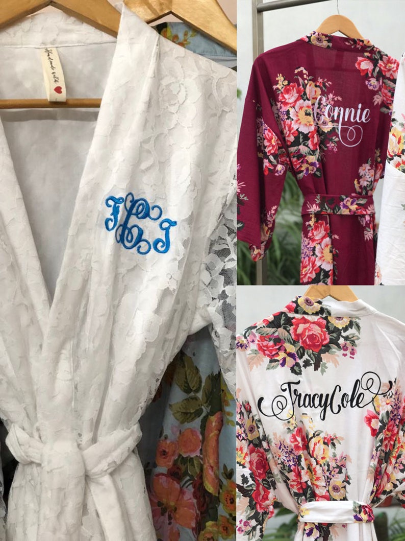 Attractive stock clearance rates Tomato red Long robes in lovely breathable cotton for tall bridesmaids Compliment shower guaranteed.