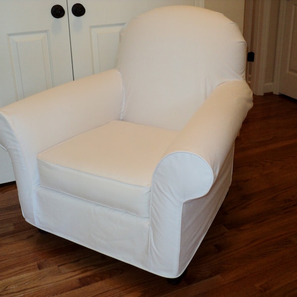 Custom slipcover for your PB Dream Rocker (with wooden rockers) from your own fabric