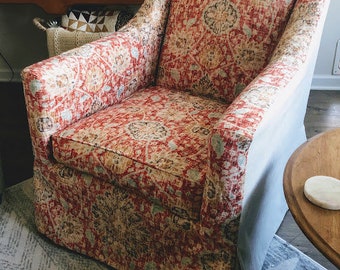 Occasional chair slipcover sale