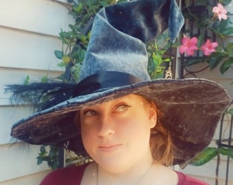 Witch or Wizard hat pdf pattern with complete video tutorial link