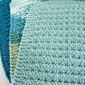 Omkeerbaar gebreid vaatdoekpatroon: eenvoudig breien voor beginners (digitale download)