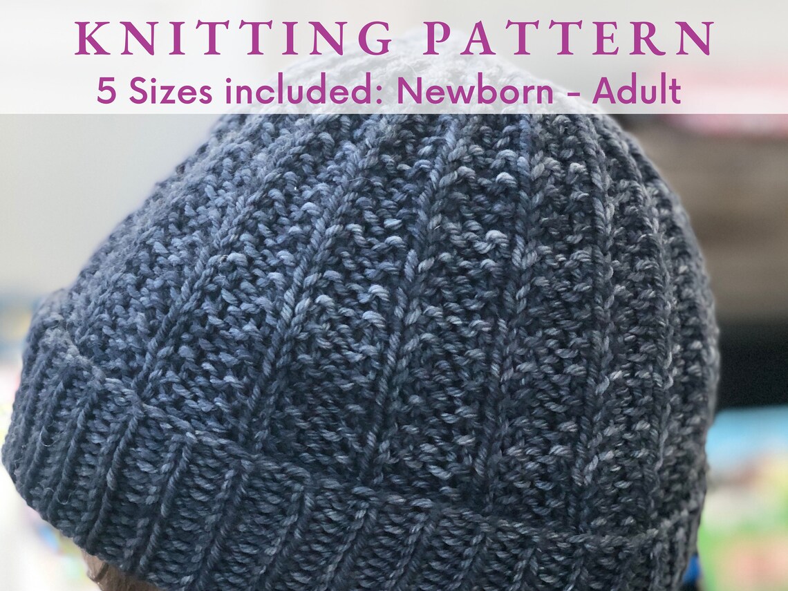 DK Toddler Hat Knitting Pattern DK Pattern Knitted DK Hat Etsy