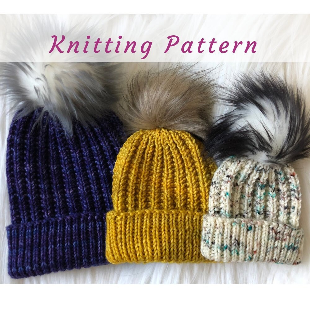 Knitting Pattern The Alaska Beanie Etsy