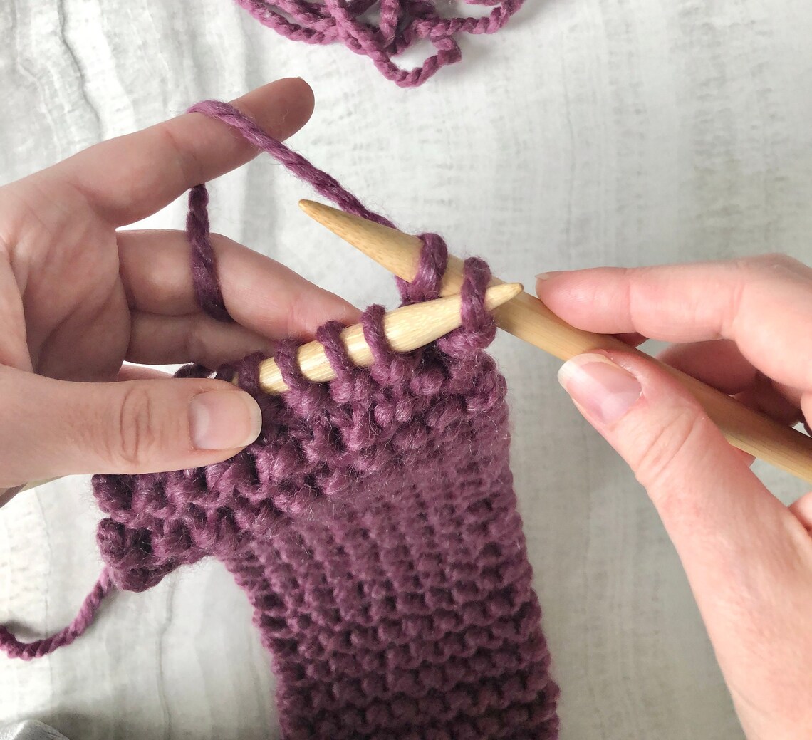 Learn to Knit Kit Beginner Knitting Kit Learn How to Knit Kit Etsy