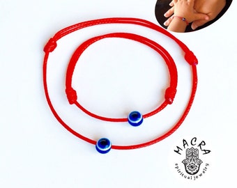Red String "Evil Eye" bracelet. Red string Kabbalah bracelet. Blue Evil Eye. Red string bracelet. Lucky Charms. Unisex -Man,Women ,Baby.