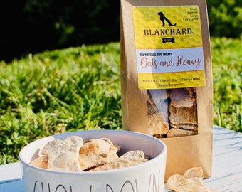 Oats & Honey Dog Treats - 8 oz bag | Blanchard and Co.