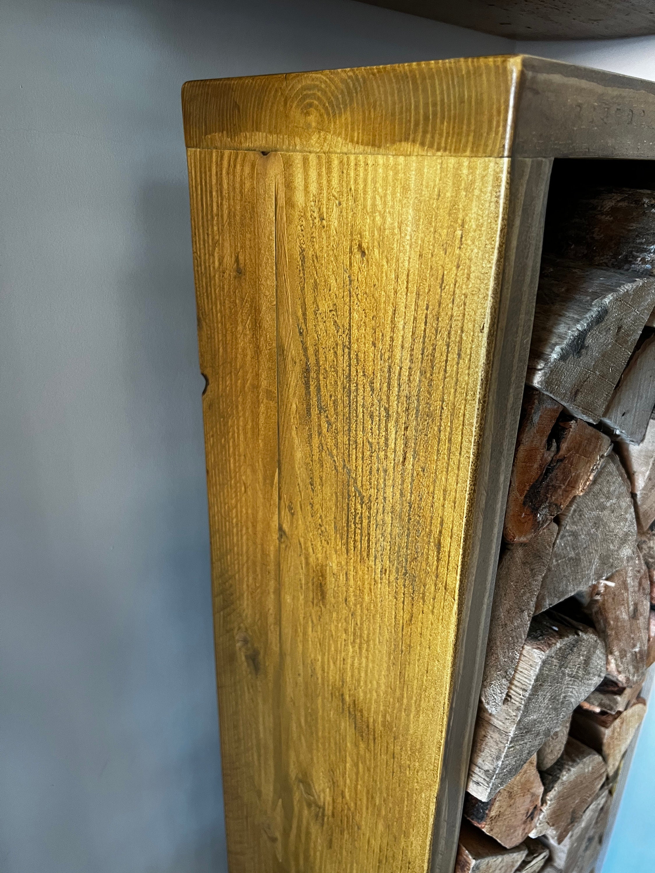 Log Store Indoor Log Holder Log Basket Wood Burner Log Storage Etsy UK