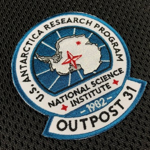 The Thing Outpost 31 Embroidered Patch - Antarctica 1982 Research Program Patch