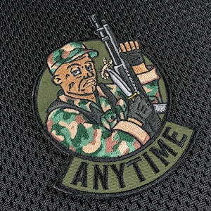 Predator Movie Mac Anytime Velcro Backed Embroidered Morale Patch