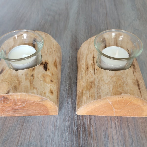 Log Ring Holder Etsy