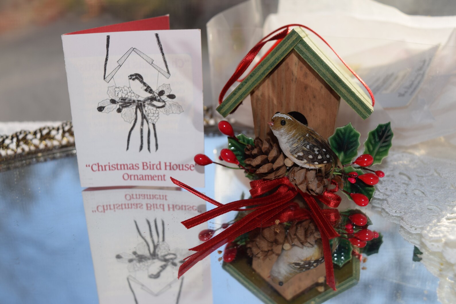 Vintage danbury Mint Christmas Bird HouseHoliday Christmas Etsy